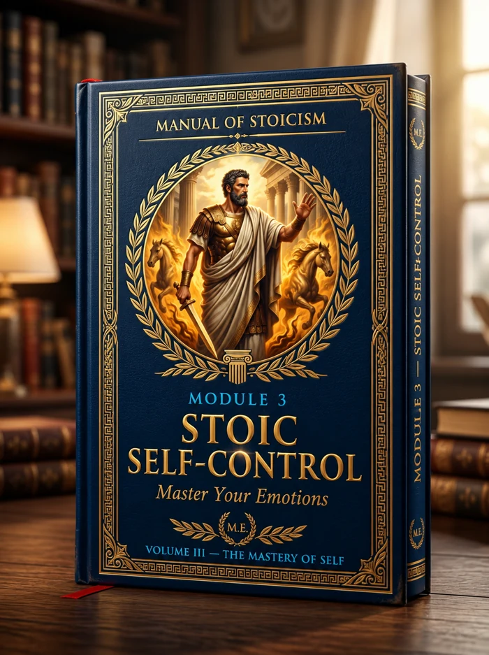 Stoic Self-Control digital book cover